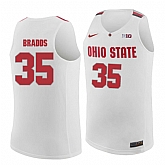 Ohio State Buckeyes #35 Gary Bradds White College Basketball Jersey Dzhi,baseball caps,new era cap wholesale,wholesale hats